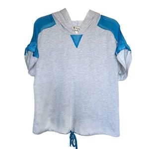 Pretty Rebellious Top Gray Size Medium